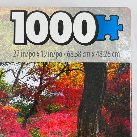 Images Pond Reflections 1000 pc Jigsaw Puzzle autumn fall woods landscape NEW - Picture 4 of 8